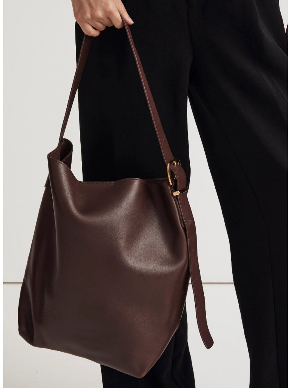 Madewell The Essential Bucket Tote Chocolate Raisin NWT